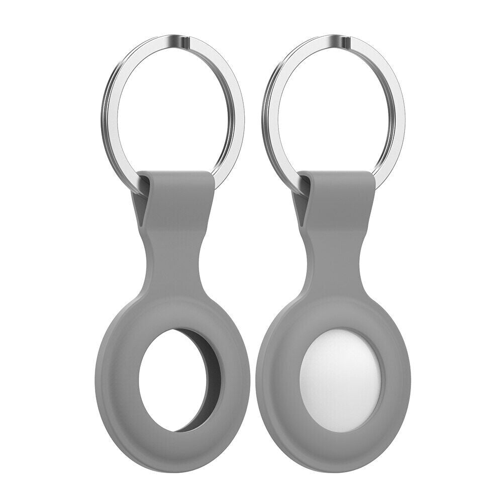 Airtag Locator Tracker Keyring anti Lost Apple Pet Case Silicone Clip Holder UK