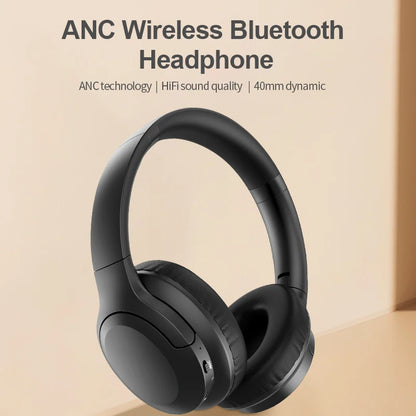 PARAMITA ANC Noise Canceling Headphones A1 Wireless Bluetooth Headphones BT5.3 400Mah Over-Ear Foldable for Sports Work Games
