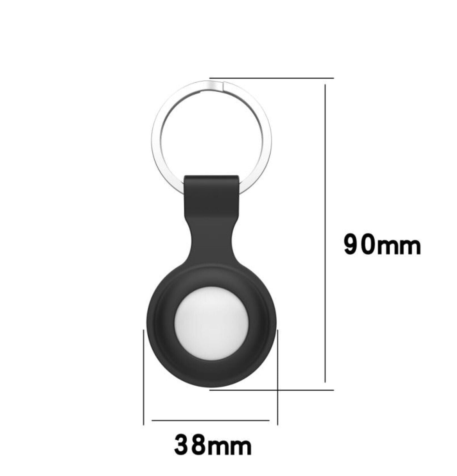 Airtag Locator Tracker Keyring anti Lost Apple Pet Case Silicone Clip Holder UK