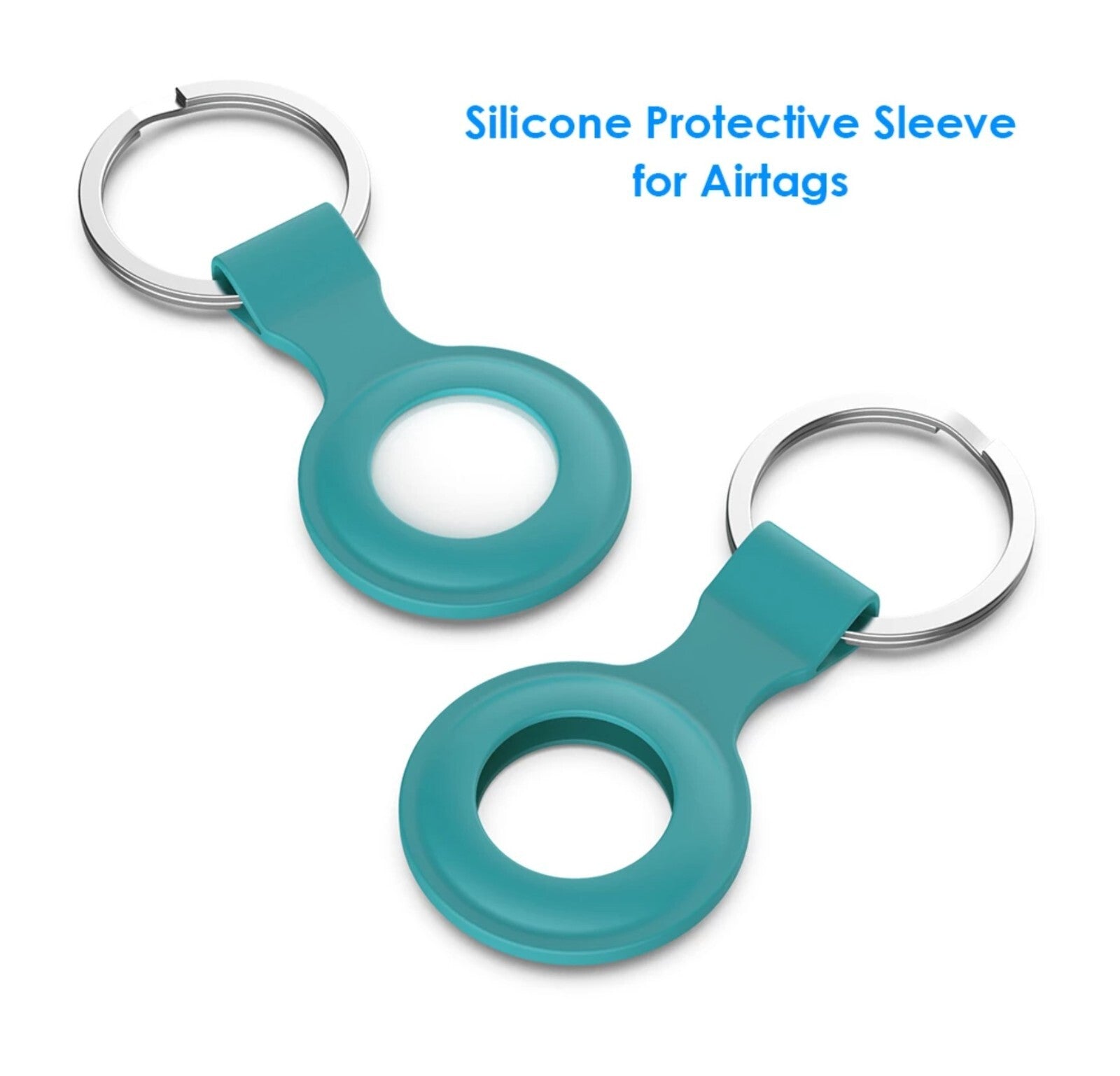 Airtag Locator Tracker Keyring anti Lost Apple Pet Case Silicone Clip Holder UK