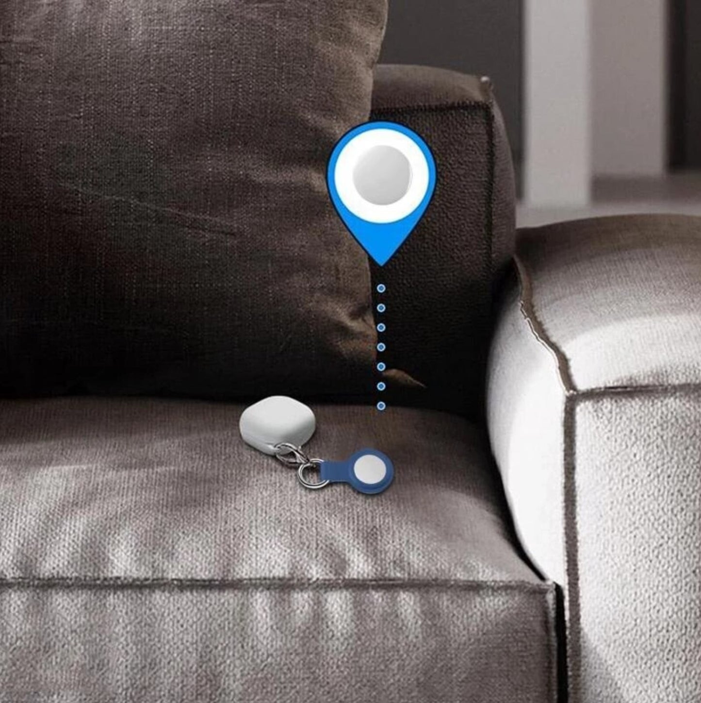 Airtag Locator Tracker Keyring anti Lost Apple Pet Case Silicone Clip Holder UK