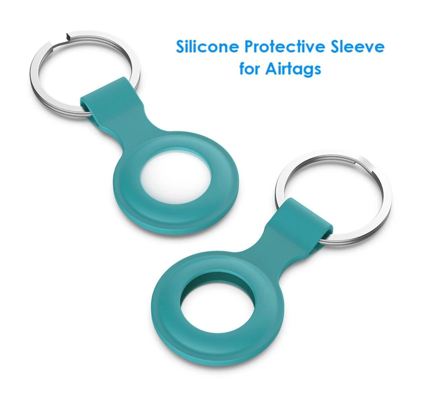 Airtag Locator Tracker Keyring anti Lost Apple Pet Case Silicone Clip Holder UK