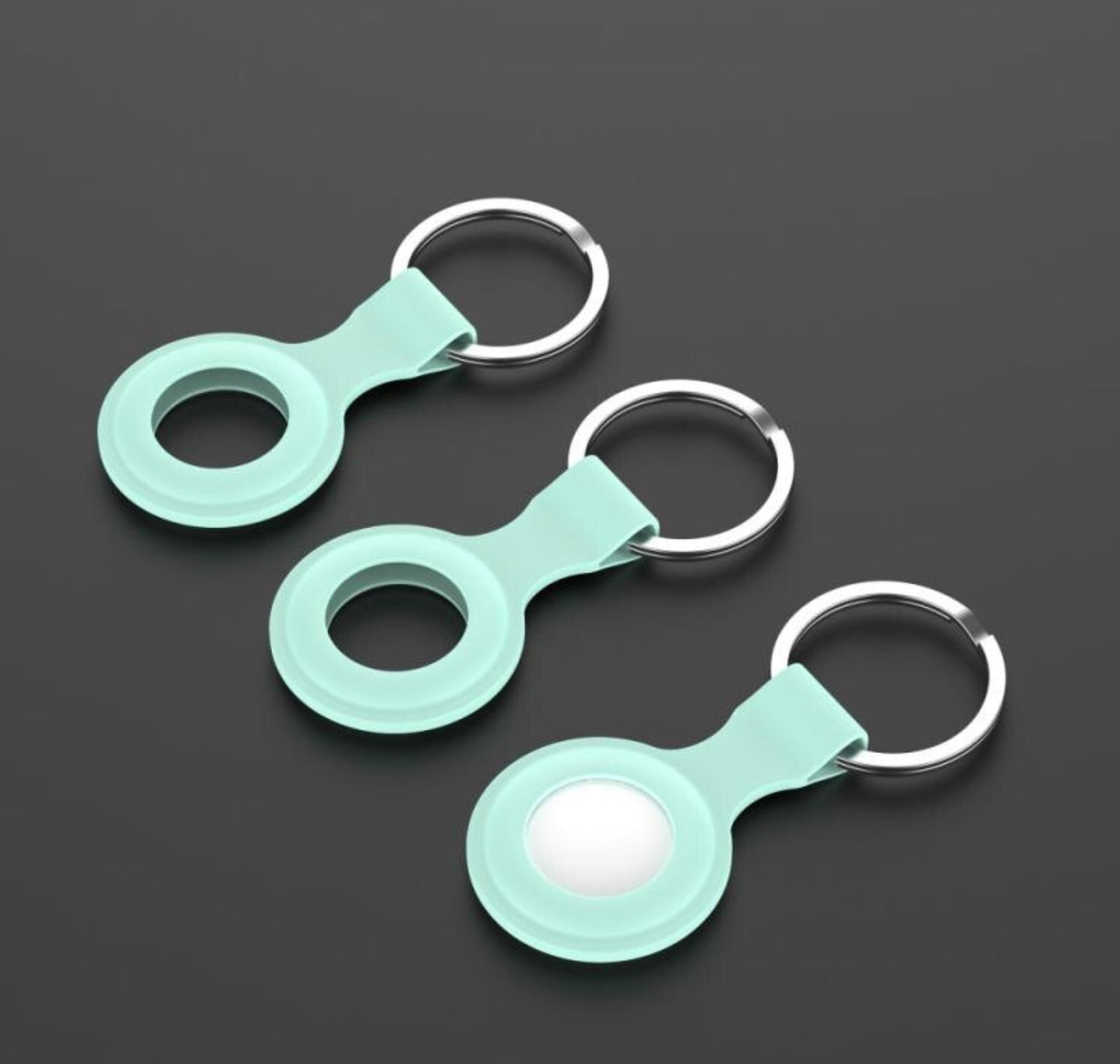 Airtag Locator Tracker Keyring anti Lost Apple Pet Case Silicone Clip Holder UK